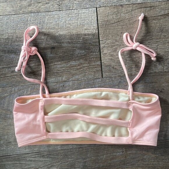 Old row Tie-Strap Bikini Top - Picture 3 of 3